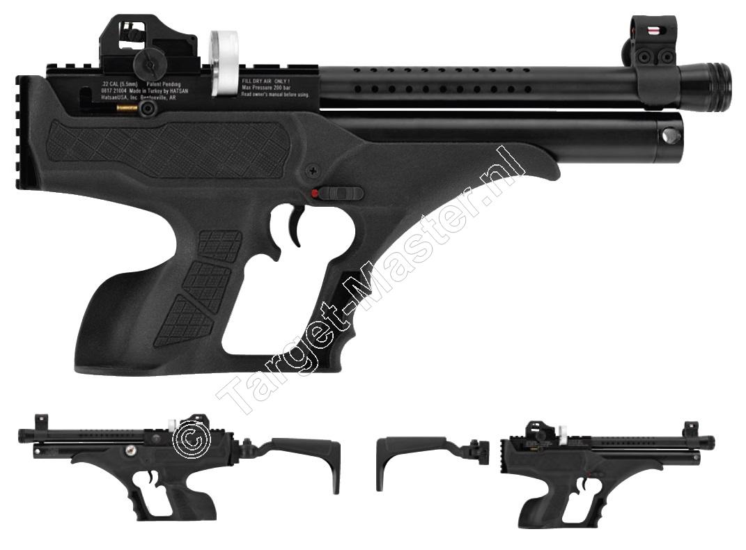 Hatsan Sortie Semi-Automatic PCP Air Pistol 6.35mm
